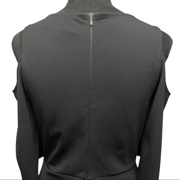 Charles Henry Black Short Sleeve Dress - Picture 7 of 7